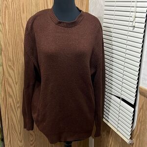 Danielle Bernstein brown sweater